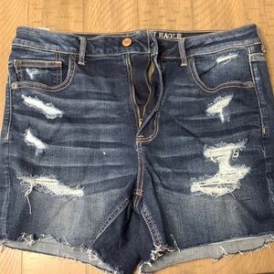American eagle super high rise shortie